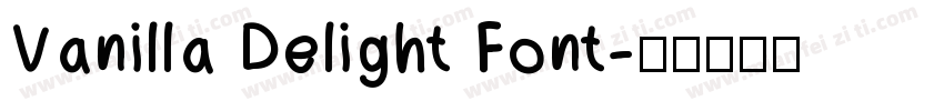 Vanilla Delight Font字体转换